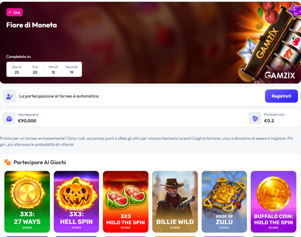 Giochi Disponibili di Spinrise Casino